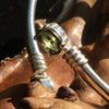 Double Moldavite Bracelet Sterling Silver Faceted-Moldavite Life