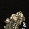Faceted Phenacite Sterling Silver Heart Stud Earrings 3mm-Moldavite Life