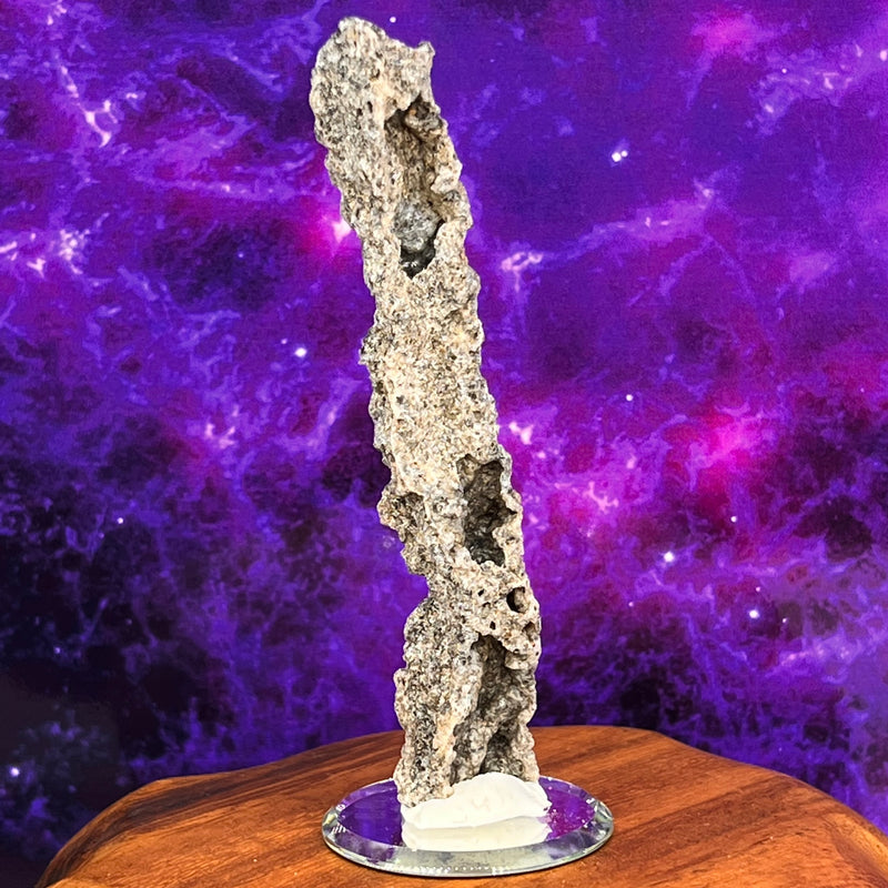 Fulgurite Lightning Natural Glass, Morocco #10-Moldavite Life