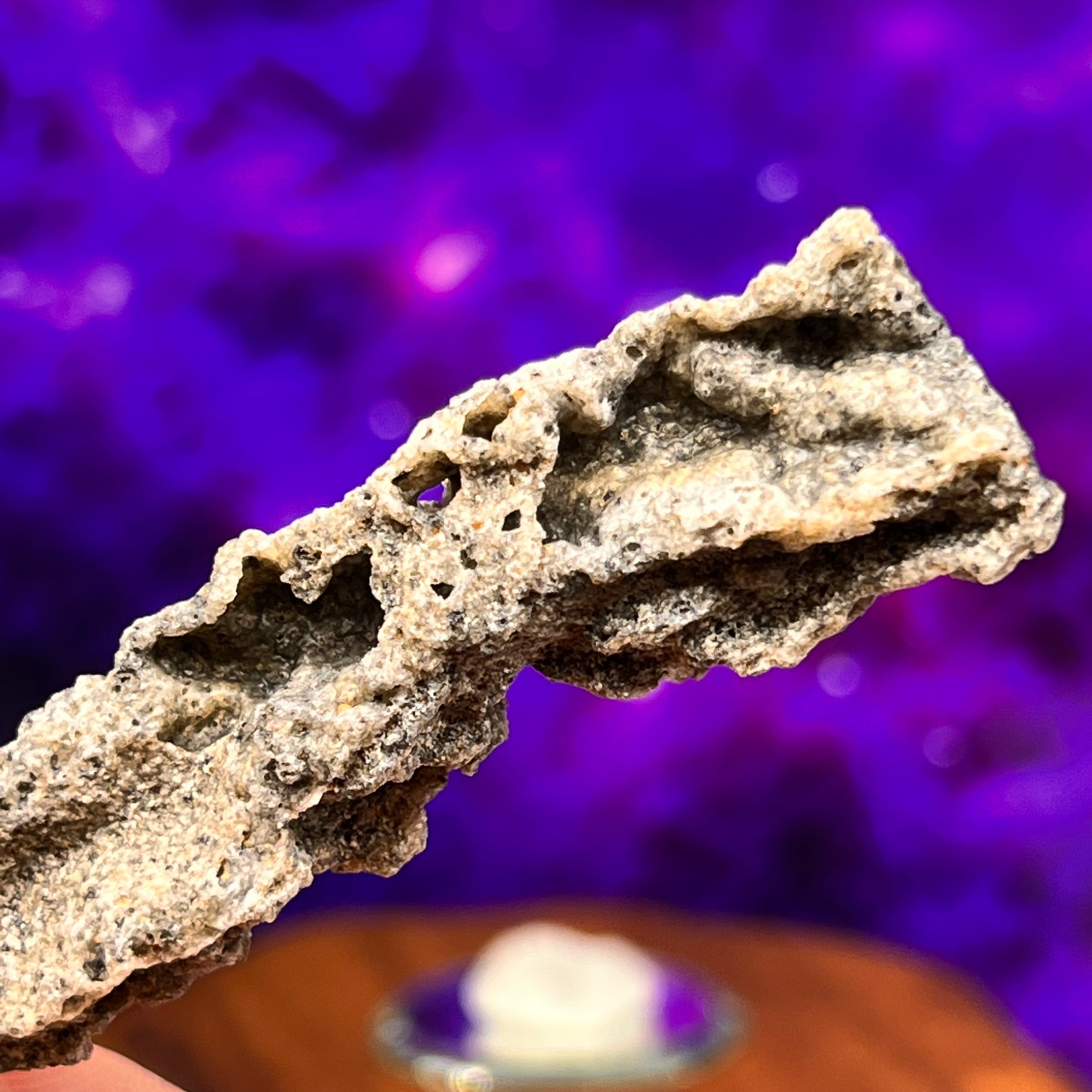 Fulgurite Lightning Natural Glass, Morocco #10-Moldavite Life