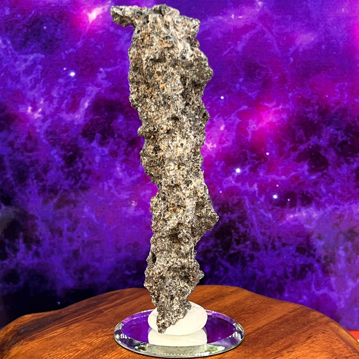 Fulgurite Lightning Natural Glass, Morocco #14-Moldavite Life