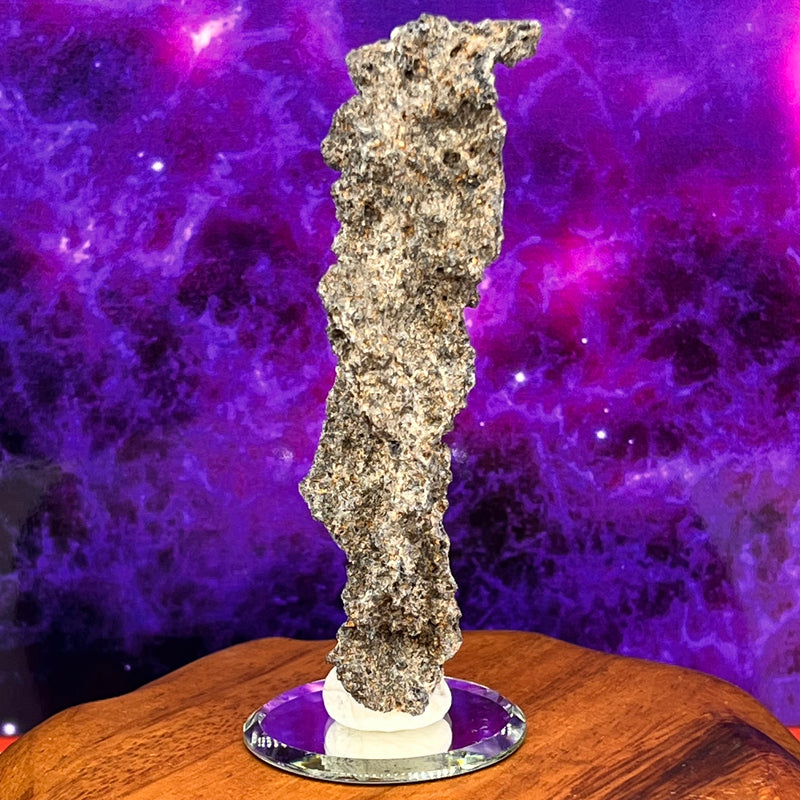 Fulgurite Lightning Natural Glass, Morocco #14-Moldavite Life