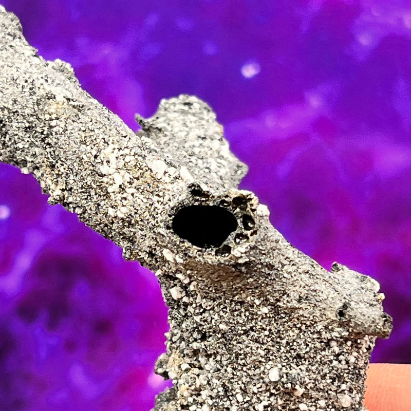 Fulgurite Lightning Natural Glass, California #26-Moldavite Life