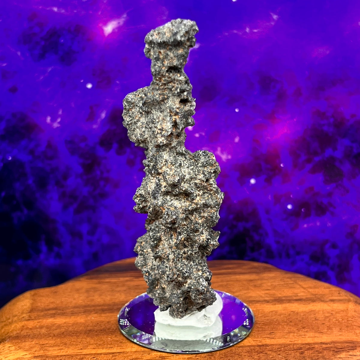 Fulgurite Lightning Natural Glass, Morocco #6-Moldavite Life