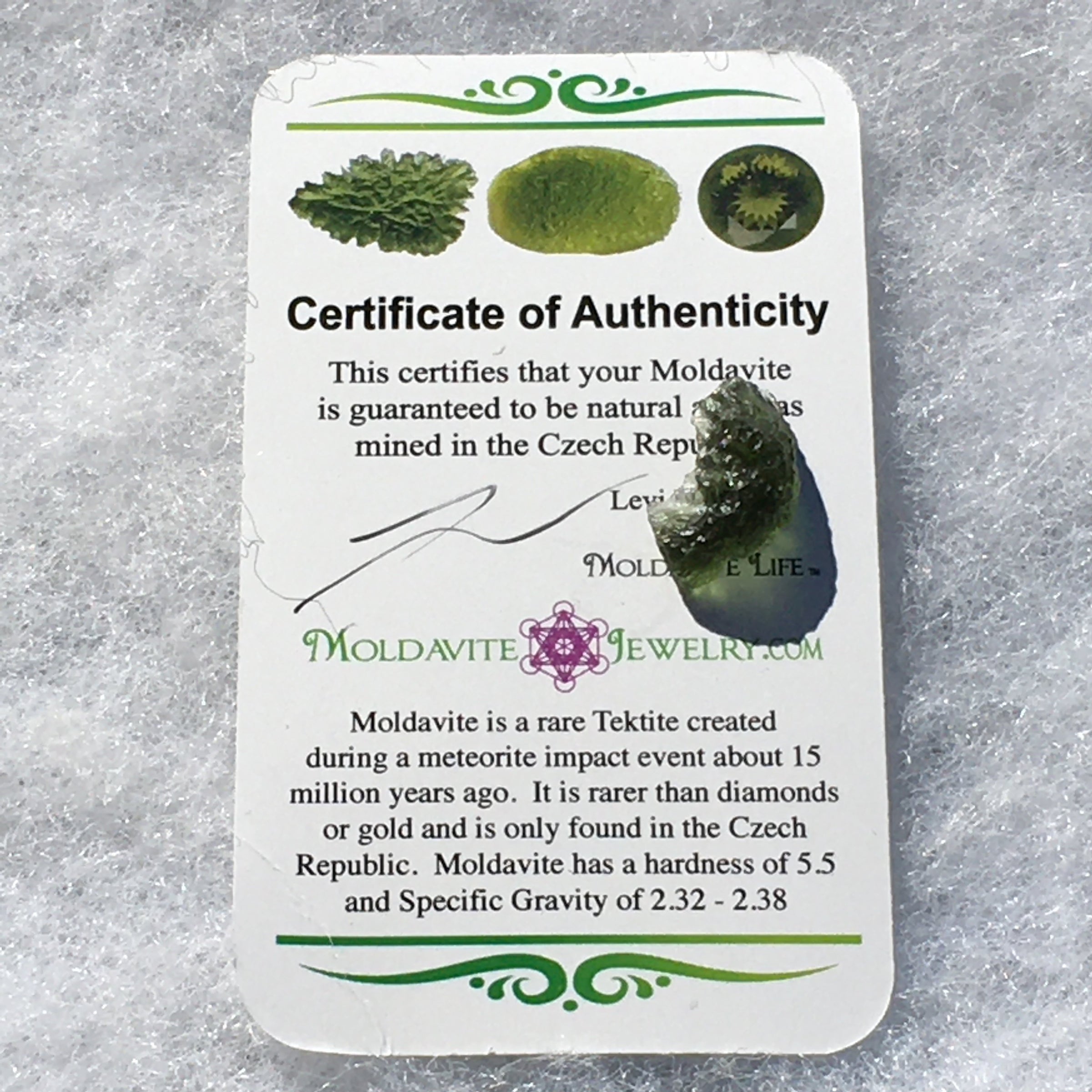 Genuine Moldavite 1.0 grams-Moldavite Life