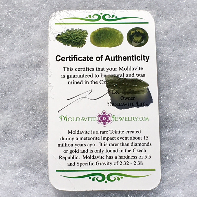 Genuine Moldavite 1.1 grams-Moldavite Life