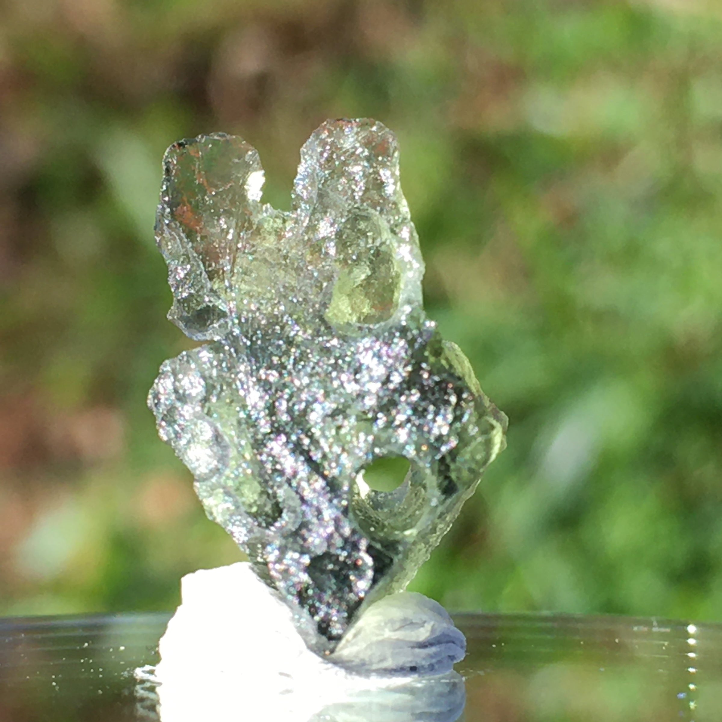 Genuine Moldavite 1.1 grams-Moldavite Life