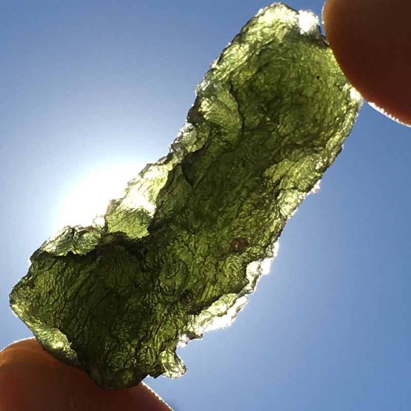 Genuine Moldavite 11.9 grams-Moldavite Life