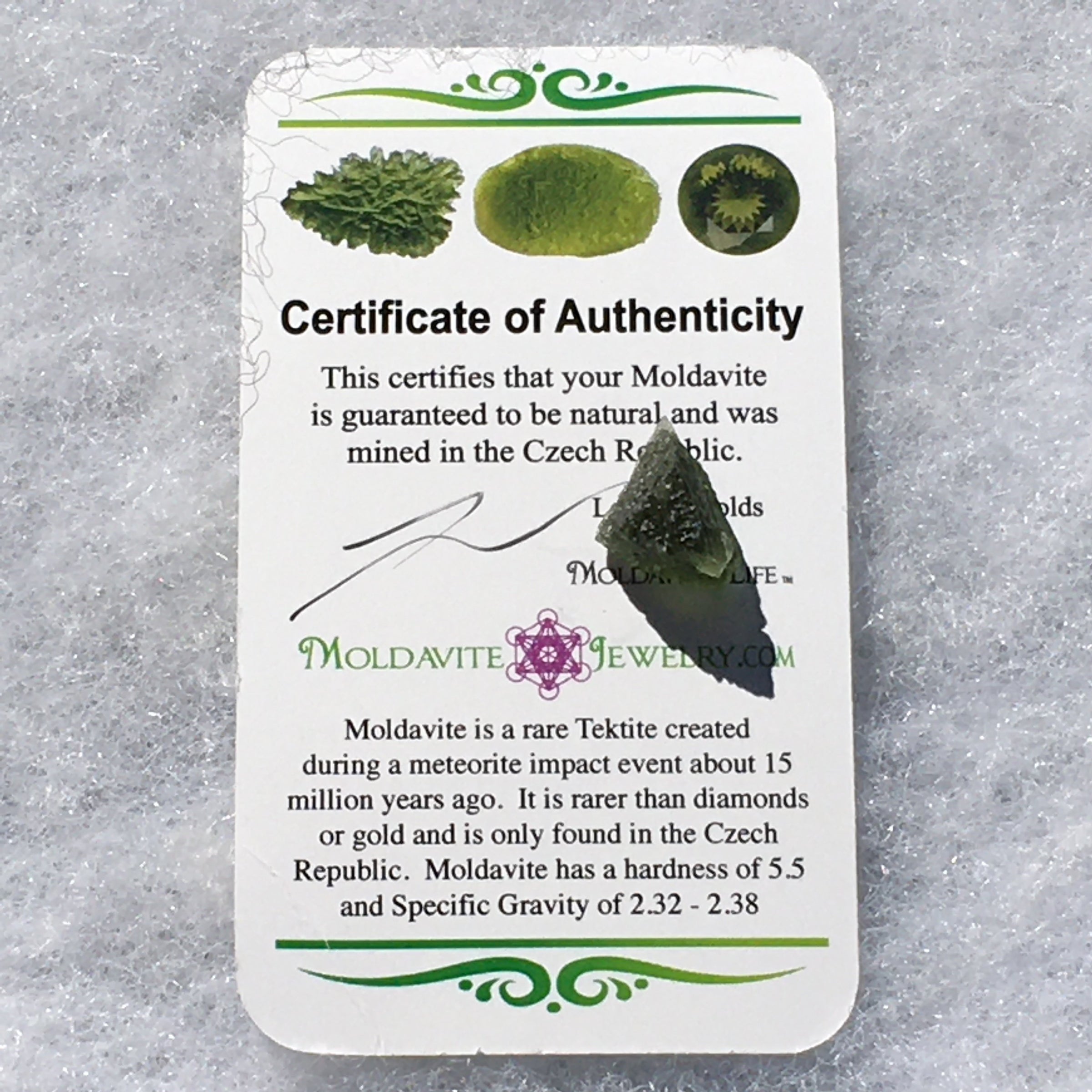 Genuine Moldavite 1.2 grams-Moldavite Life