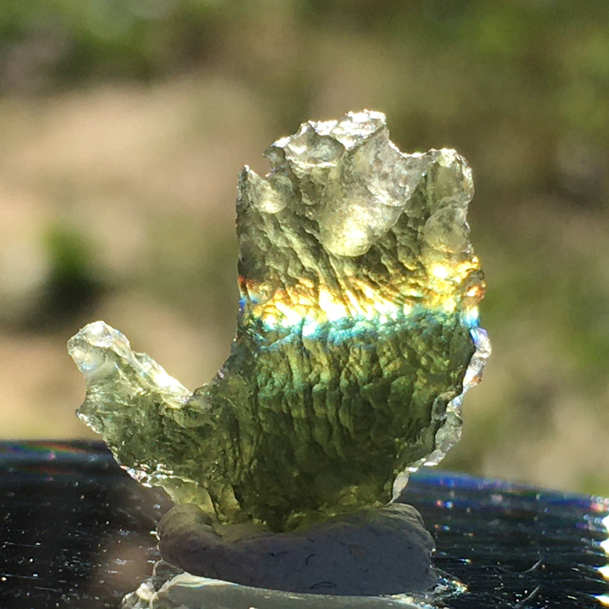 Genuine Moldavite 1.2 grams-Moldavite Life