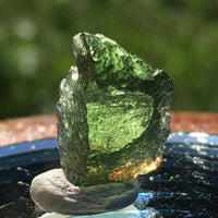 Genuine Moldavite 1.2 grams-Moldavite Life