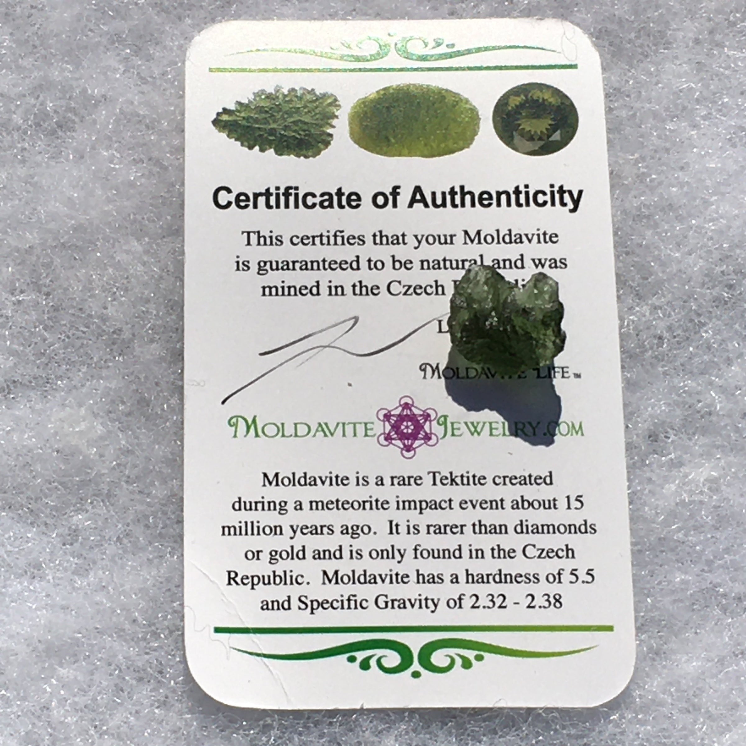 Genuine Moldavite 1.2 grams-Moldavite Life