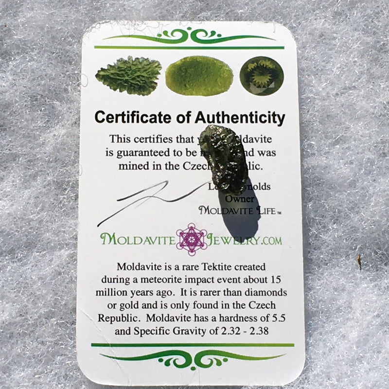 Genuine Moldavite 1.2 grams-Moldavite Life