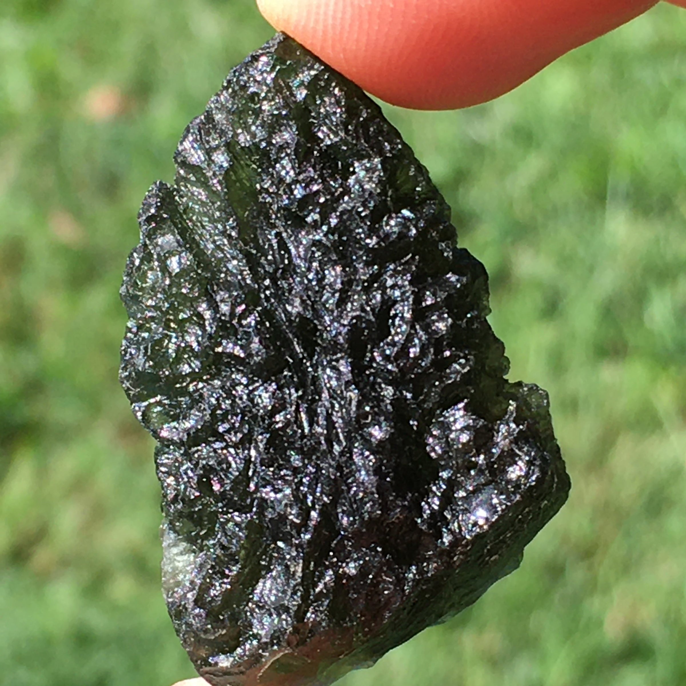 Jurassic Jewellery Super pièce de tektite de moldavite - 0,892 g Jurassic Jewellery Super pièce de tektite de moldavite - 0,892 g