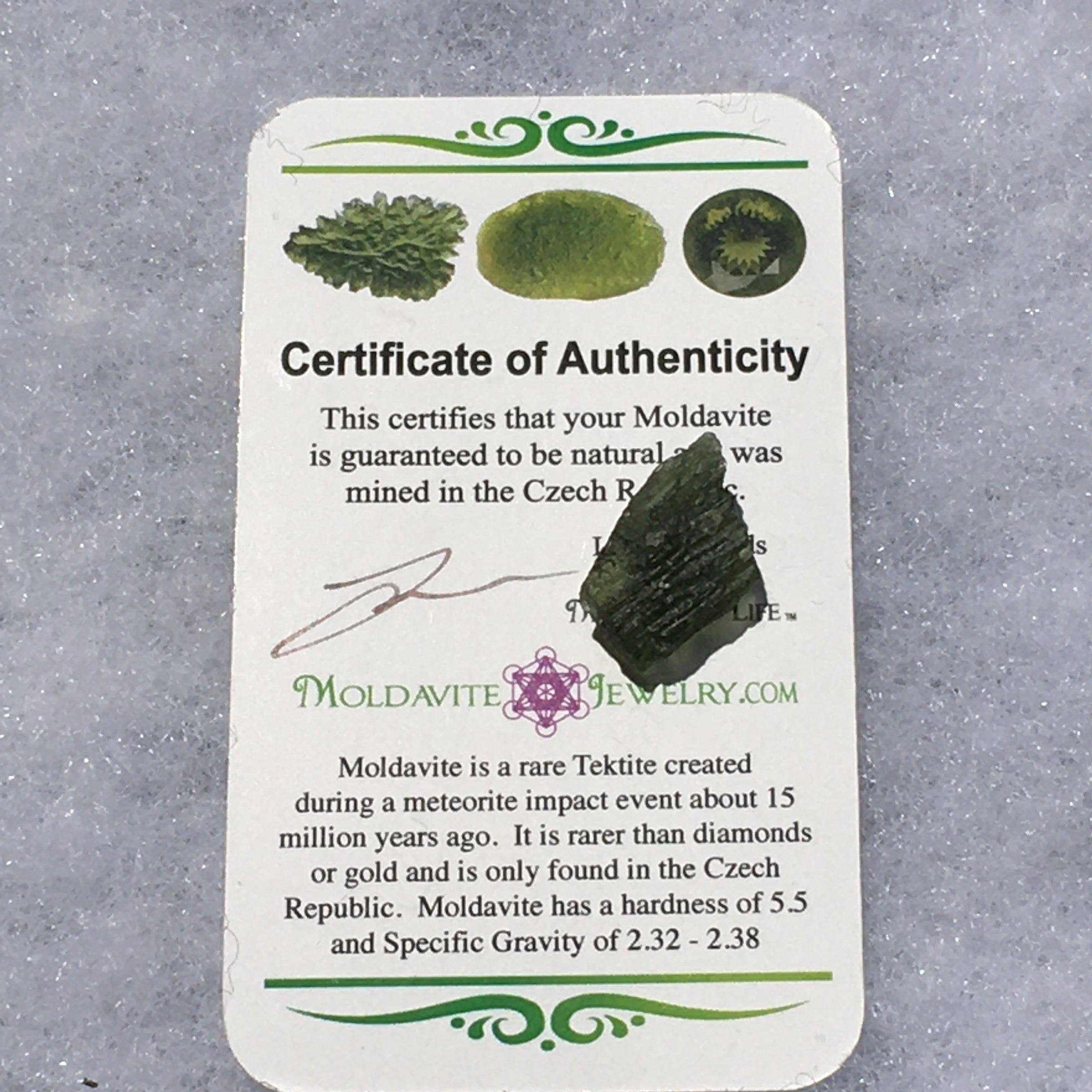 Genuine Moldavite 1.5 grams-Moldavite Life