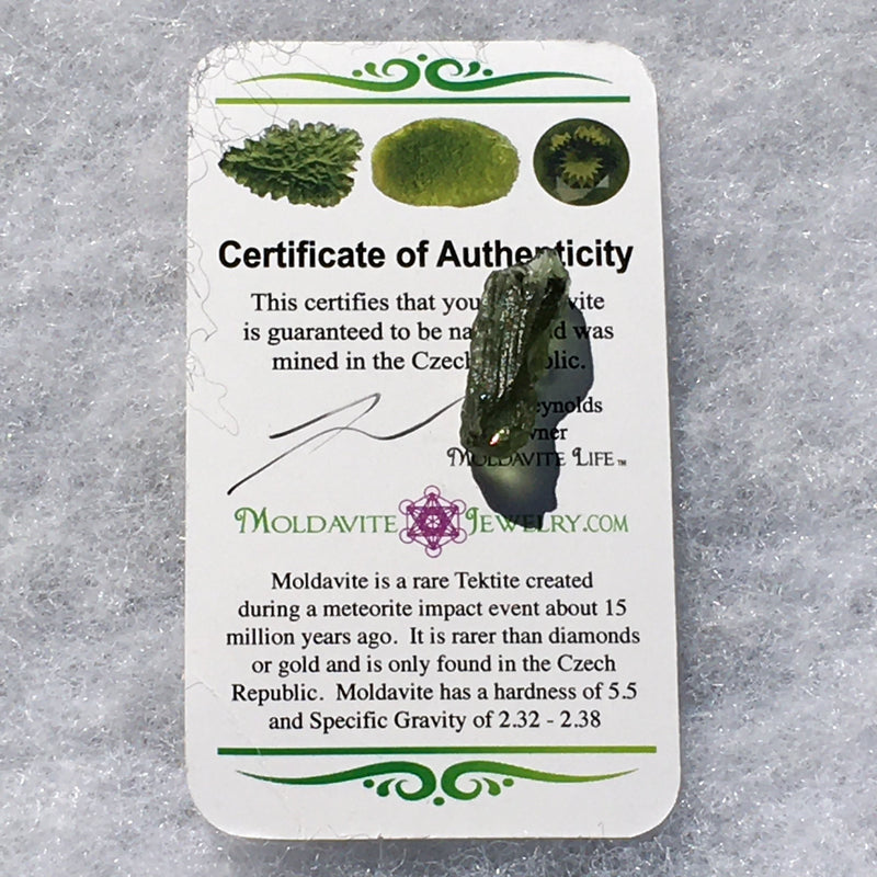 Genuine Moldavite 1.5 grams-Moldavite Life