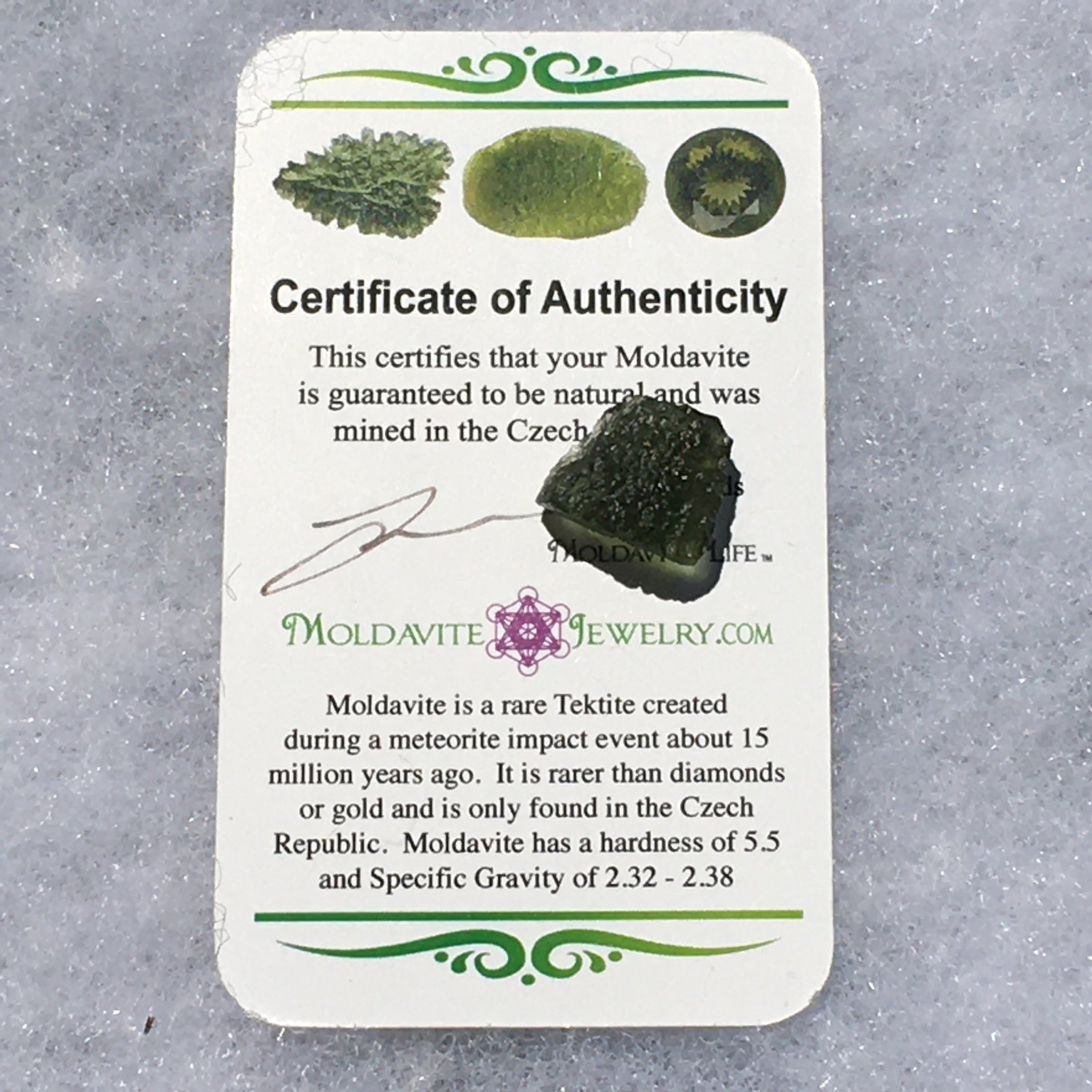 Genuine Moldavite 1.6 grams-Moldavite Life