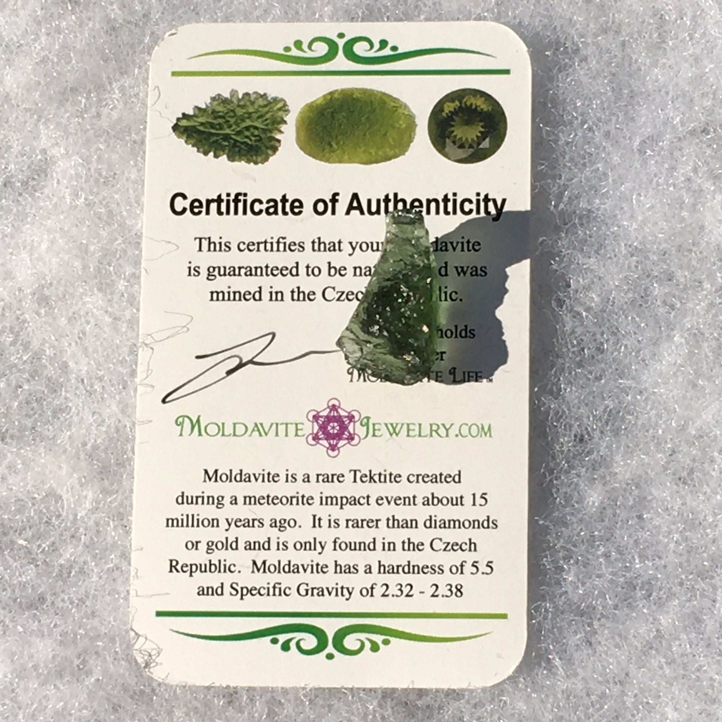 Genuine Moldavite 1.7 grams-Moldavite Life