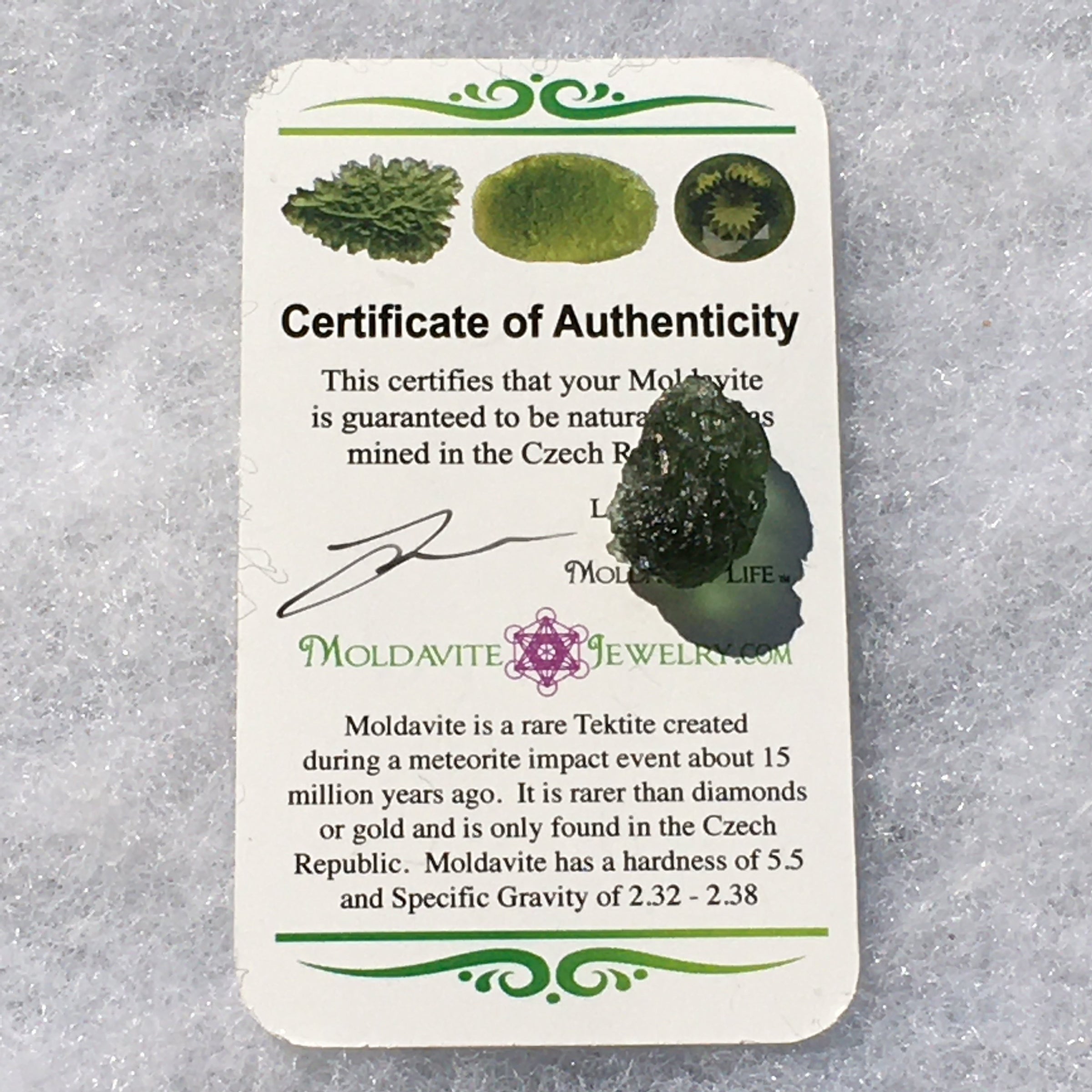 Genuine Moldavite 1.9 grams-Moldavite Life