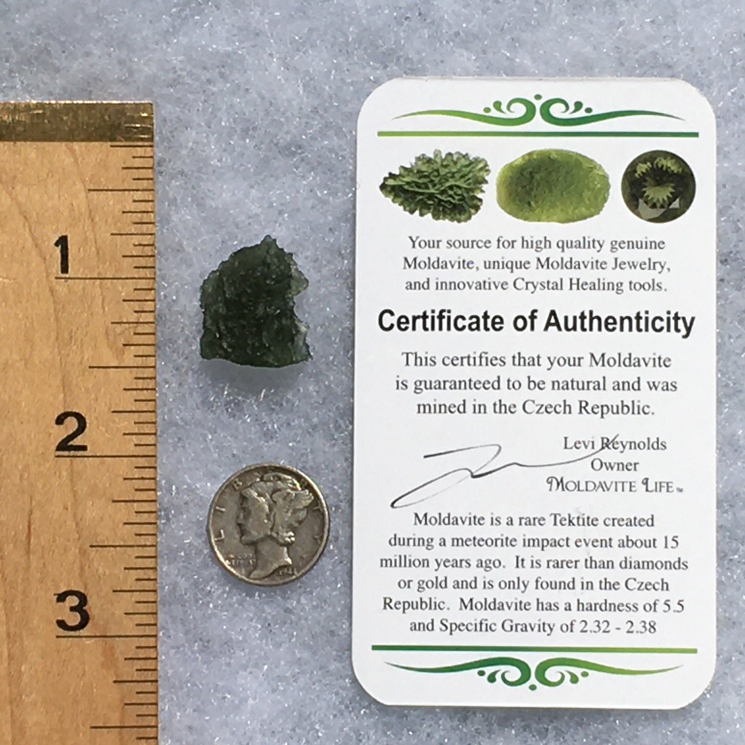 Genuine Moldavite 2.7 grams-Moldavite Life