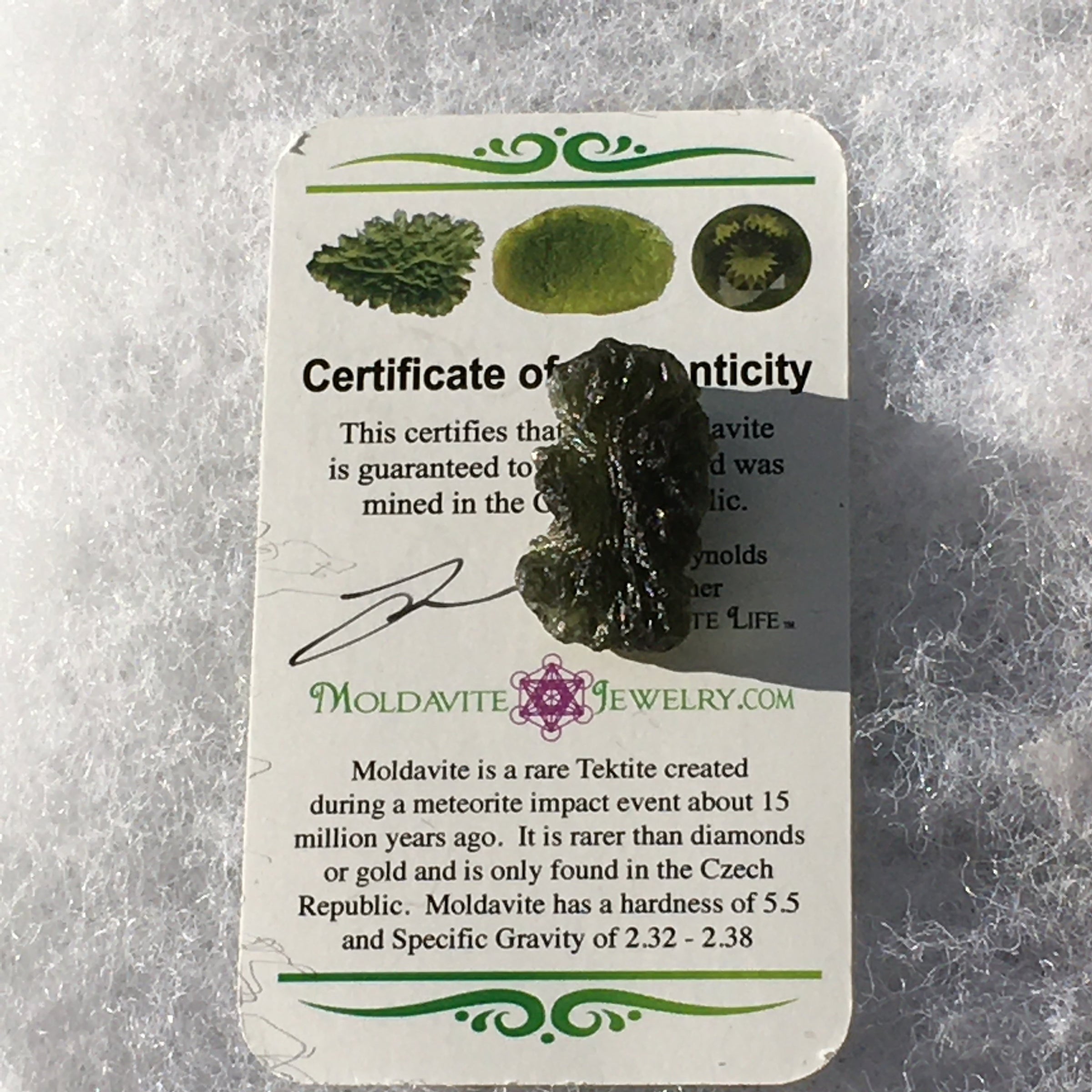 Genuine Moldavite 4.3 grams-Moldavite Life