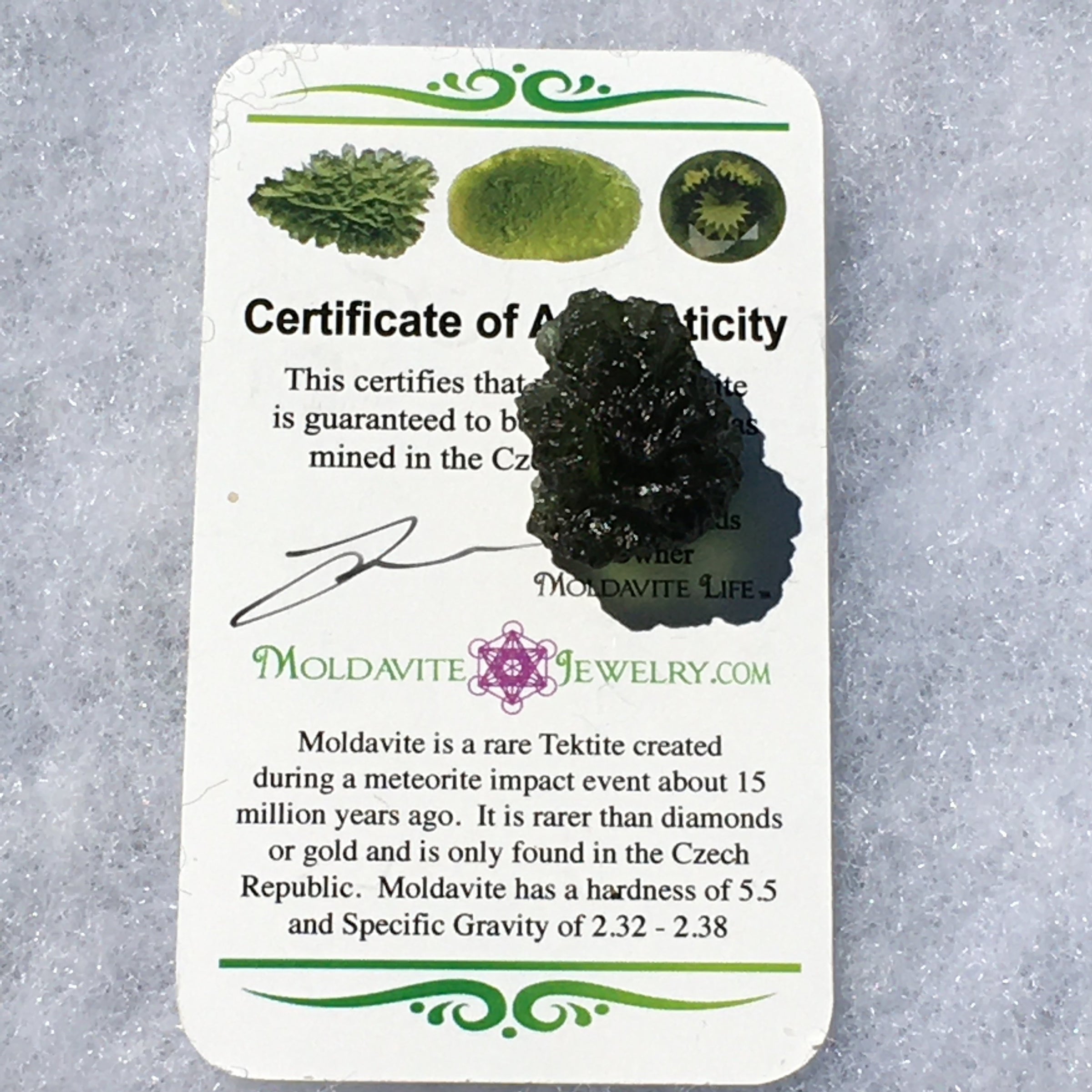 Genuine Moldavite 5.3 grams-Moldavite Life