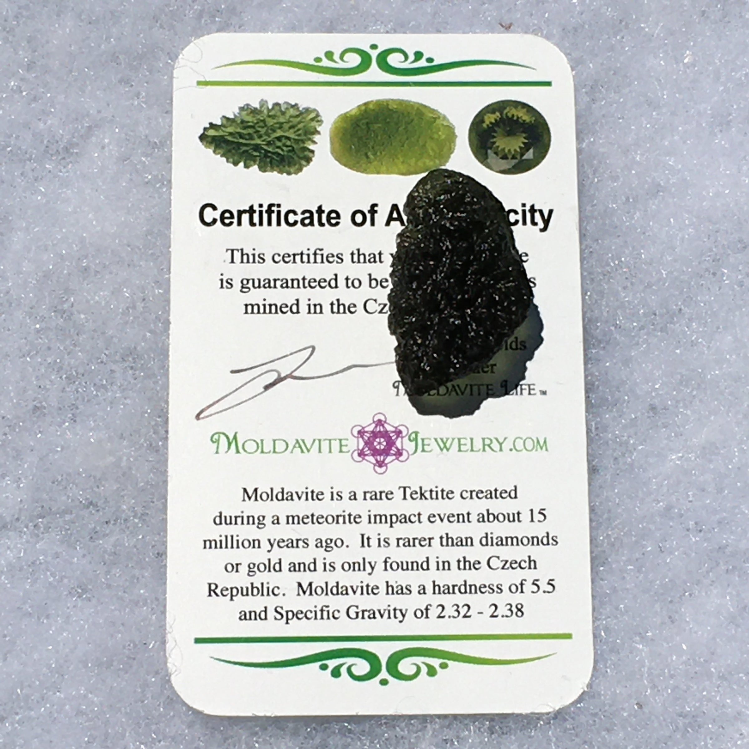 Genuine Moldavite 5.4 grams-Moldavite Life