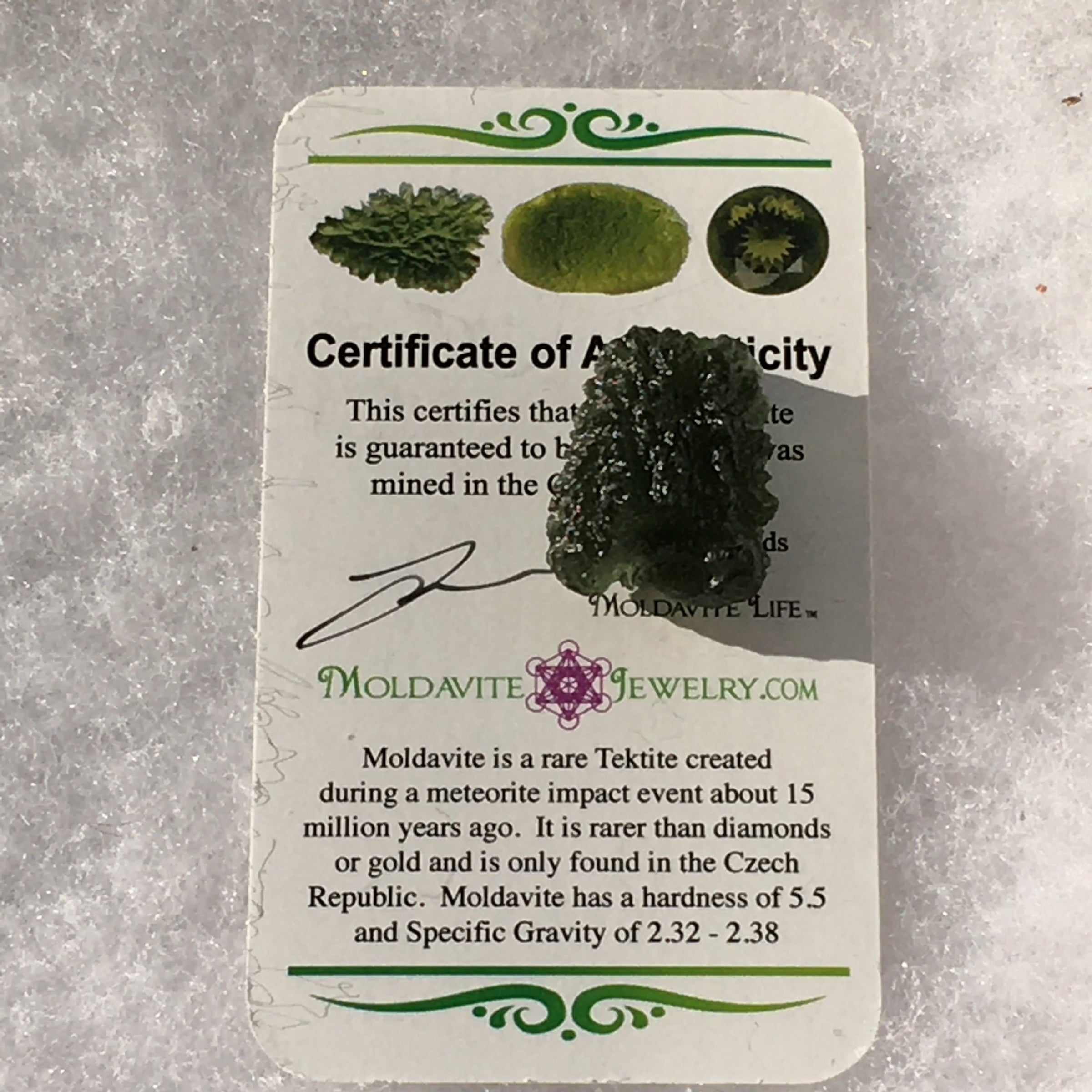 Genuine Moldavite 6.0 grams-Moldavite Life