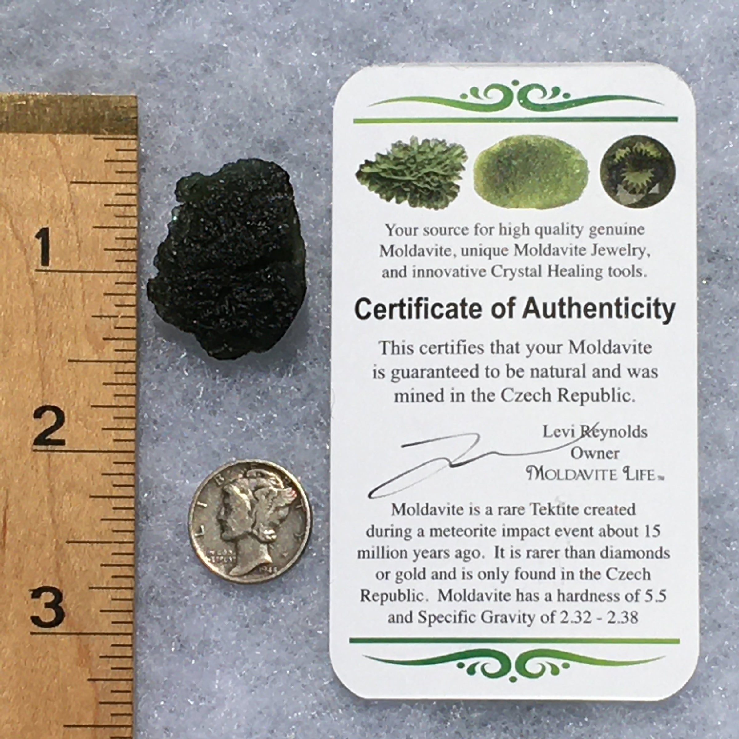 Genuine Moldavite 7.7 grams-Moldavite Life