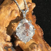 Herkimer Diamond Pendant Sterling Silver Large-Moldavite Life