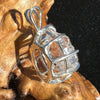 Herkimer Diamond Pendant Sterling Silver Large-Moldavite Life