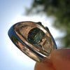 Men's Moldavite Ring Sterling Silver Classic-Moldavite Life