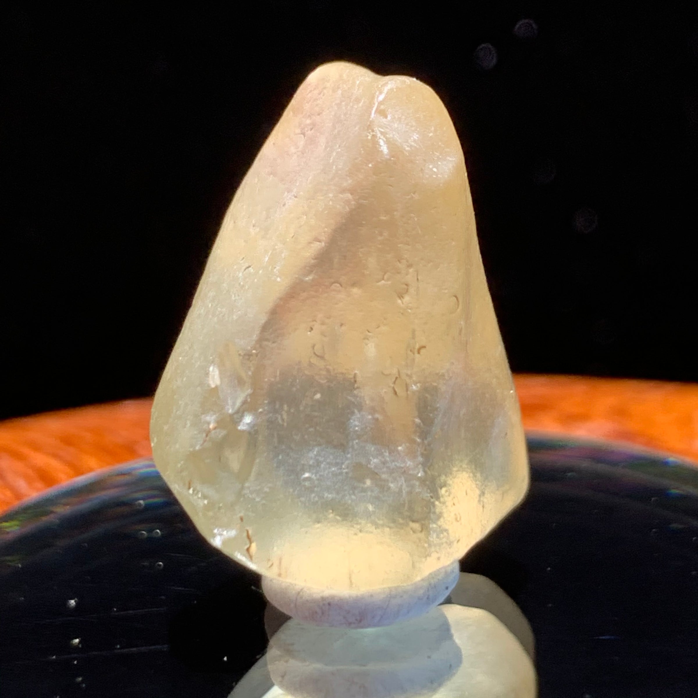 libyan desert glass on display