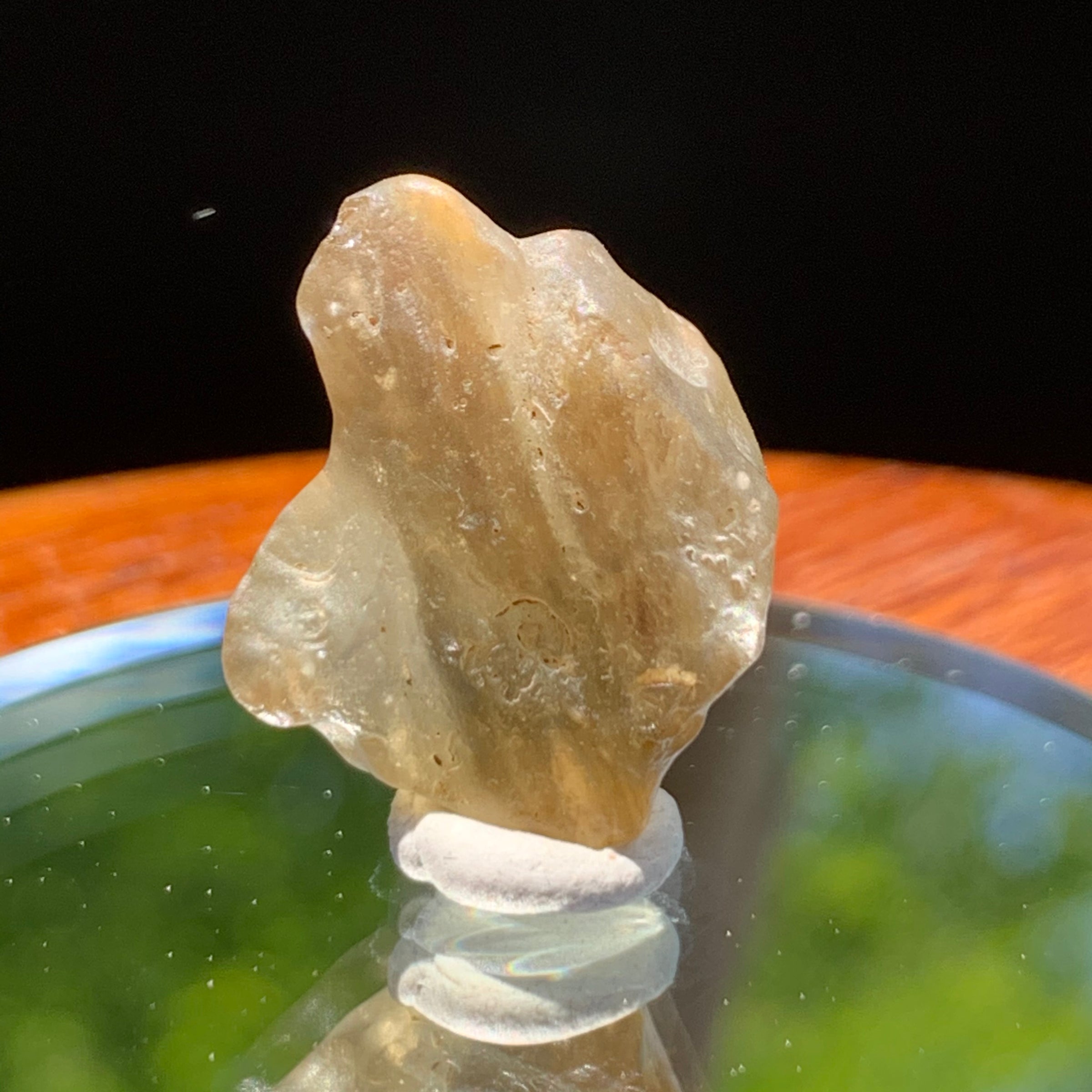 libyan desert glass on display