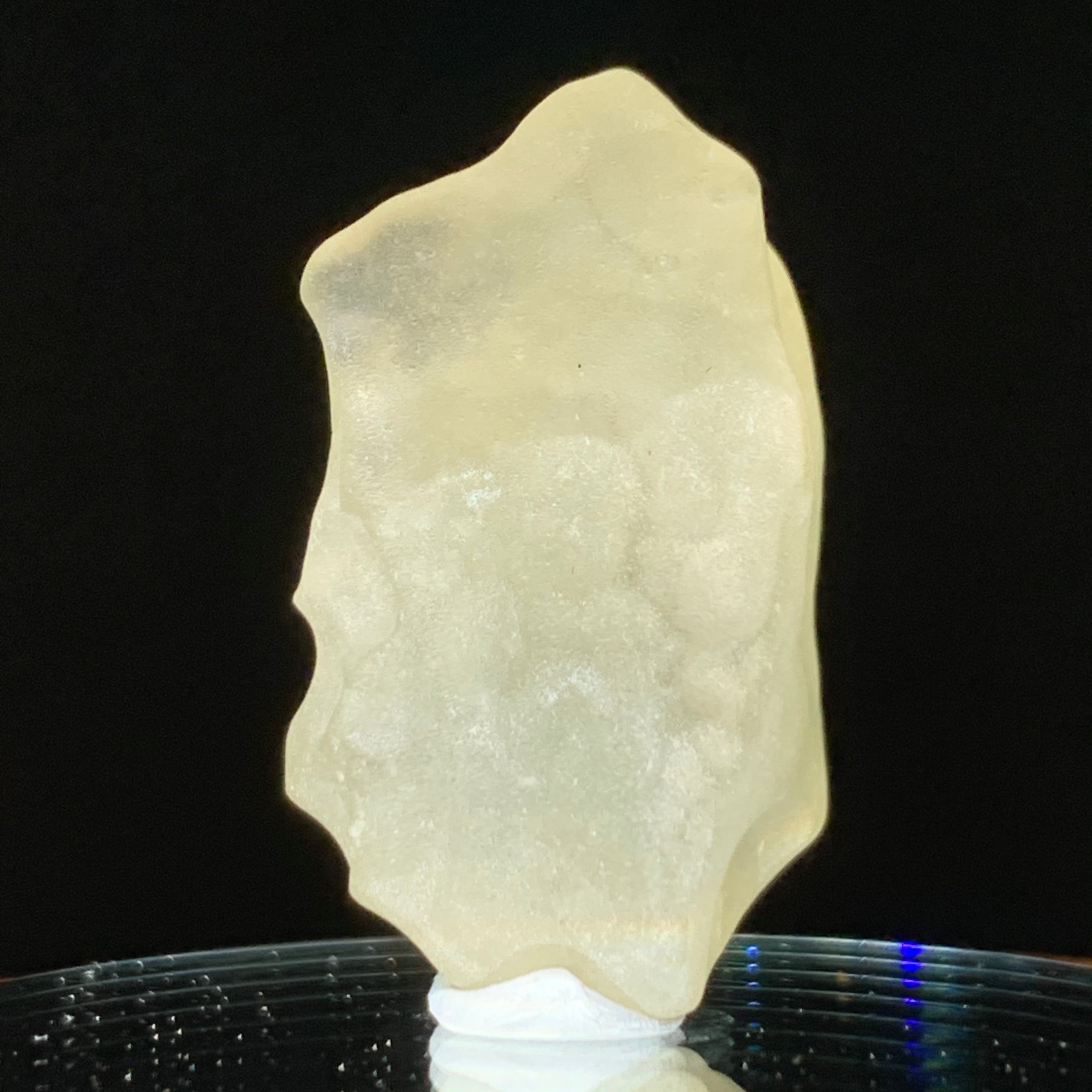 libyan desert glass on display