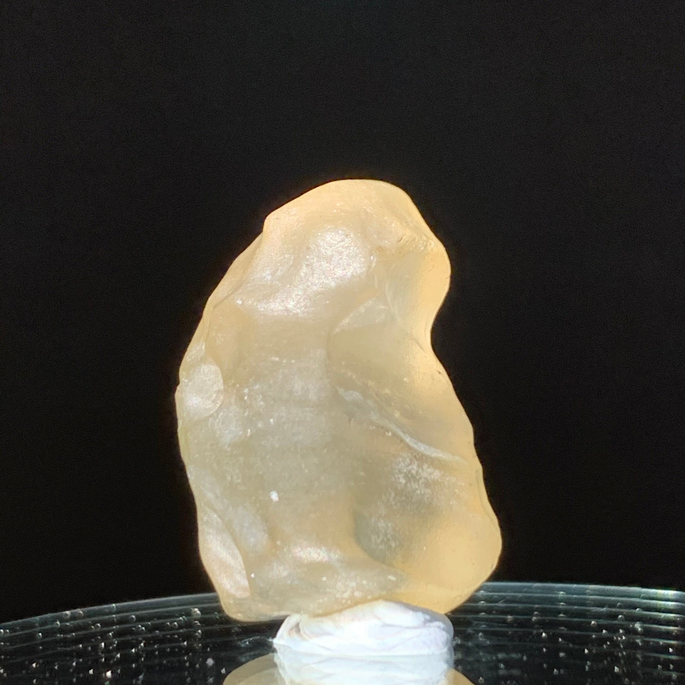 libyan desert glass on display