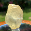 sun shines on the libyan desert glass on display