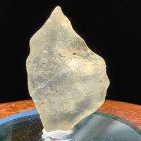 sun shines on the libyan desert glass on display