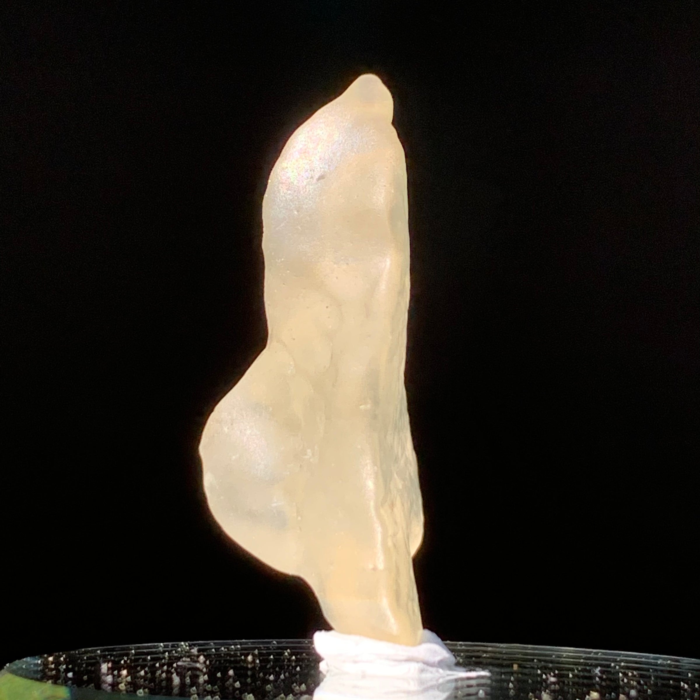libyan desert glass on display