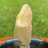 libyan desert glass on display