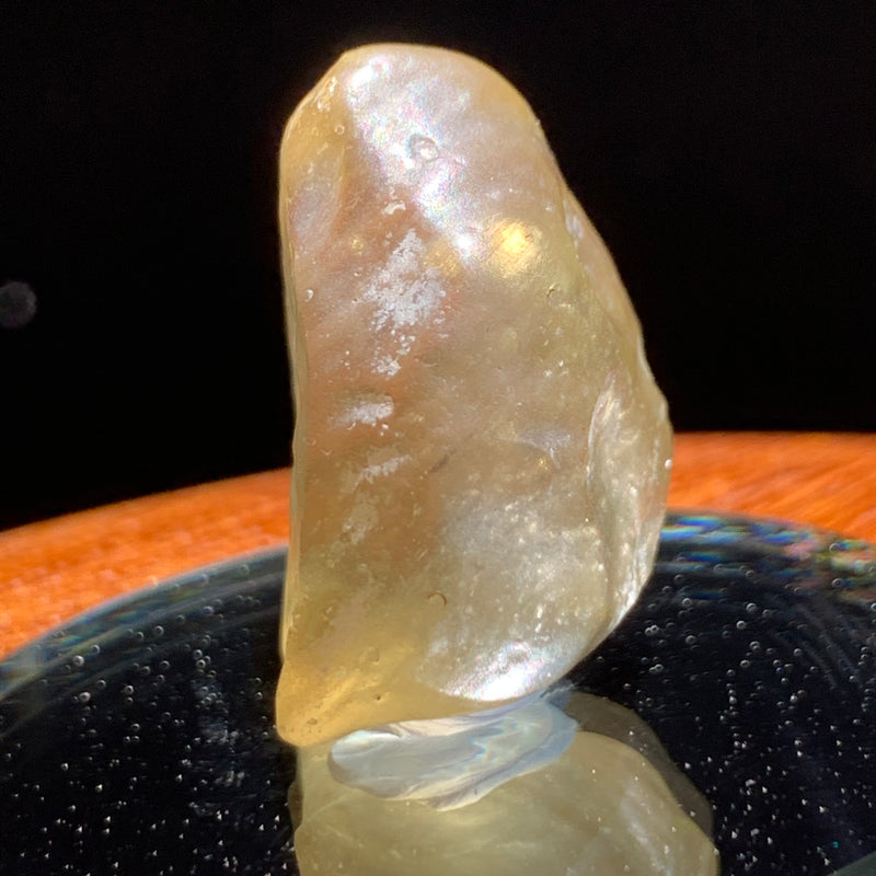 libyan desert glass on display