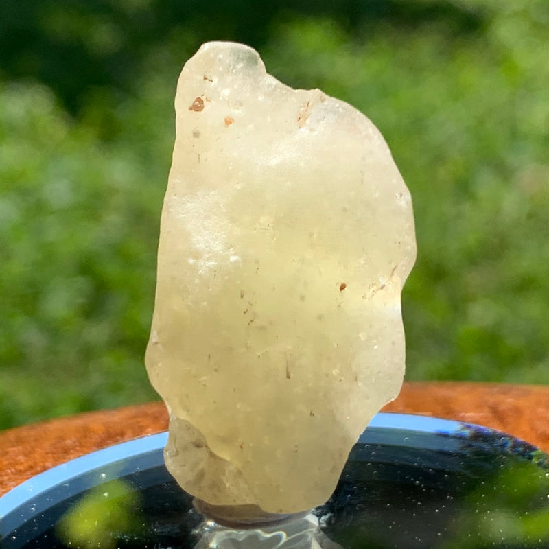 libyan desert glass on display