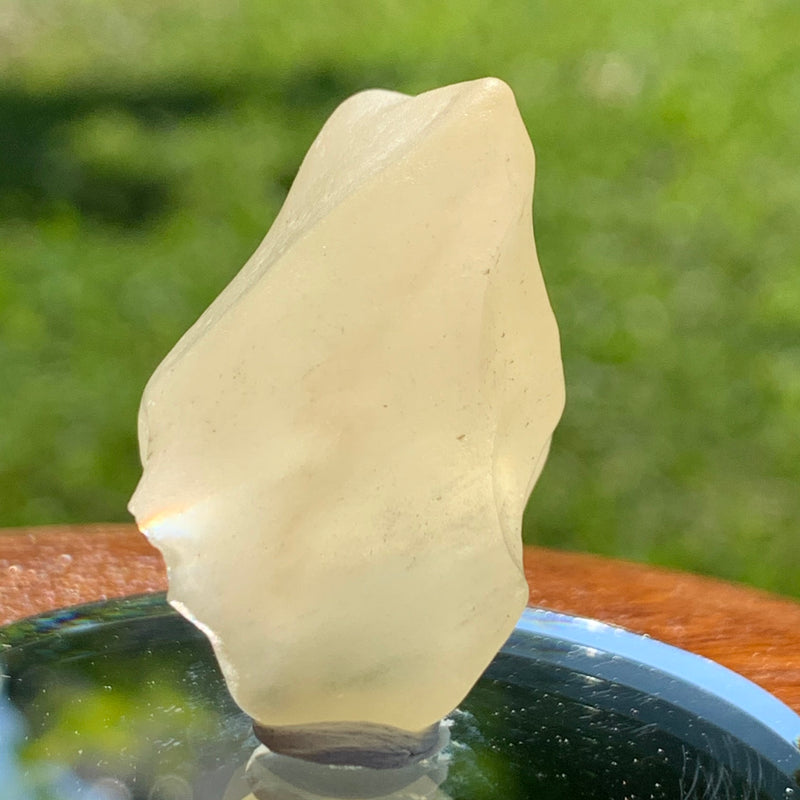 libyan desert glass on display