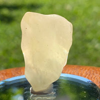 libyan desert glass on display