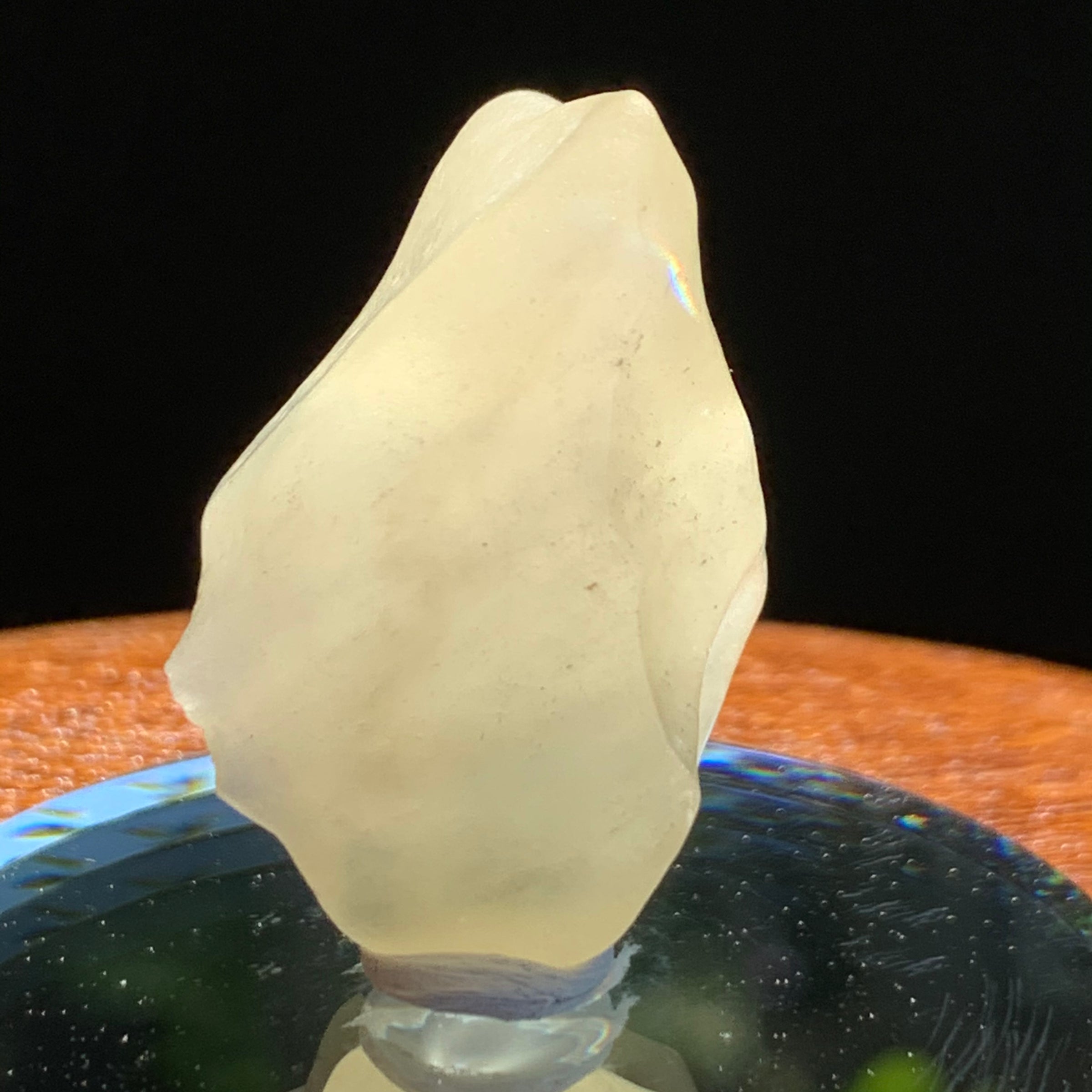 libyan desert glass on display