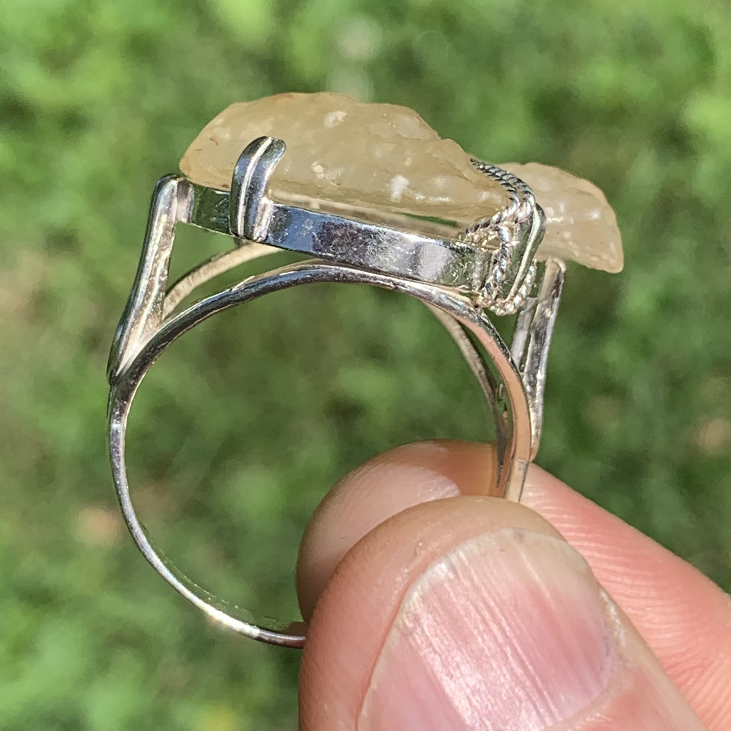 Libyan Desert sale Glass Ring!! (Size 11 US)