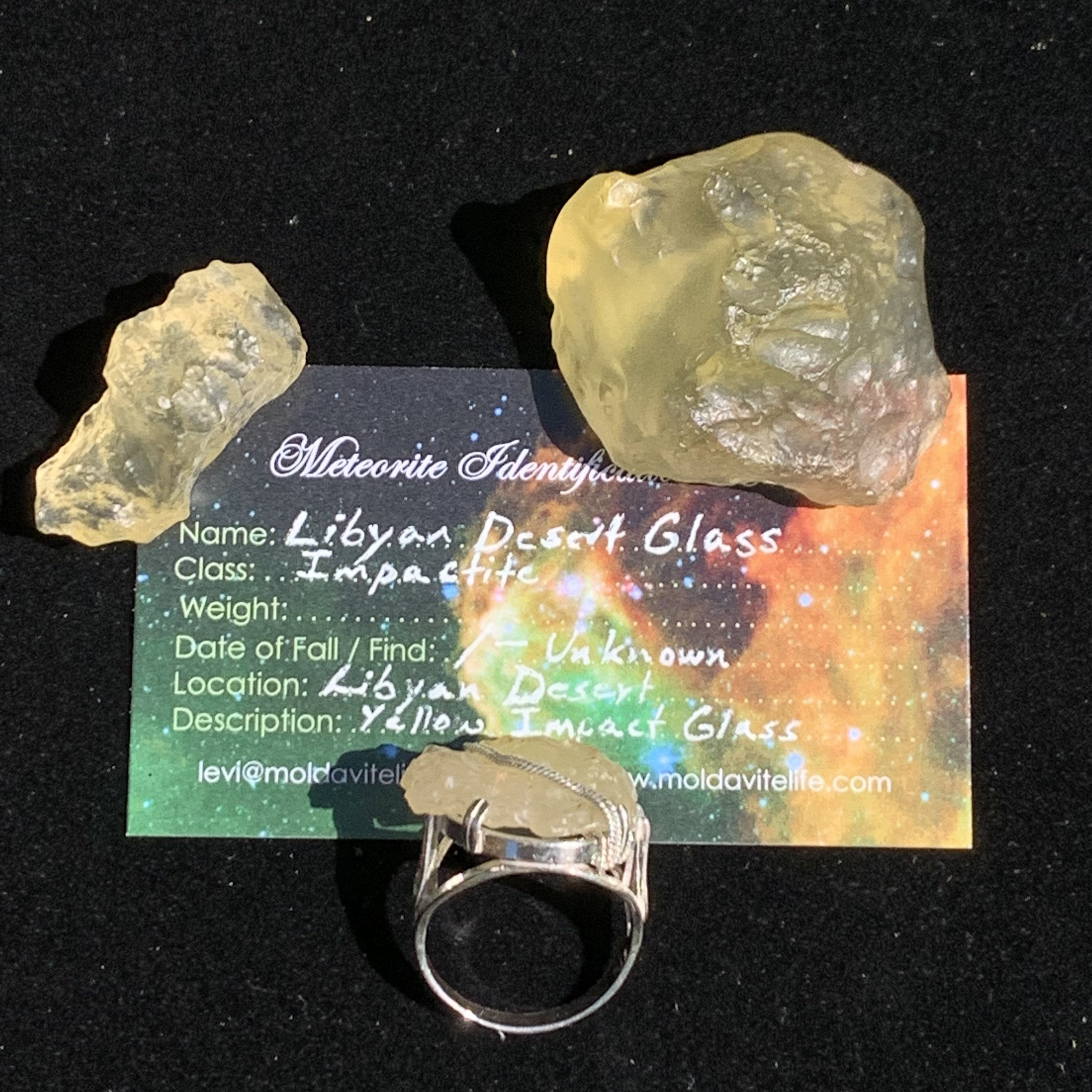 Libyan Desert sale Glass Ring!! (Size 11 US)