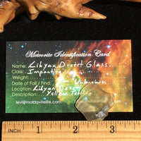 Libyan Desert Glass Tektite 2.8 grams-Moldavite Life