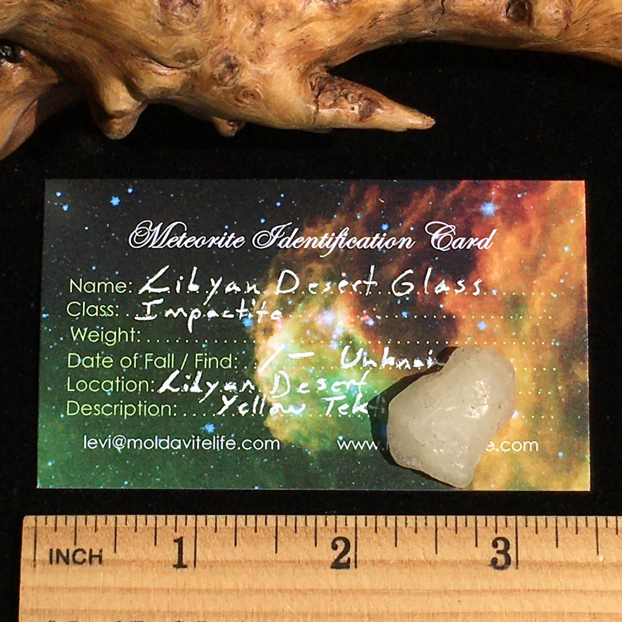 Libyan Desert Glass Tektite 3.6 grams-Moldavite Life