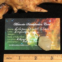 Libyan Desert Glass Tektite 5.8 Grams-Moldavite Life